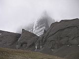 Tibet Kailash 08 Kora 20 Kailash North-West Face Junction from Tamdrin